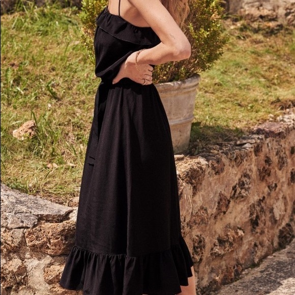 Sezane Cassandra 100% Silk Dress - Picture 4 of 4